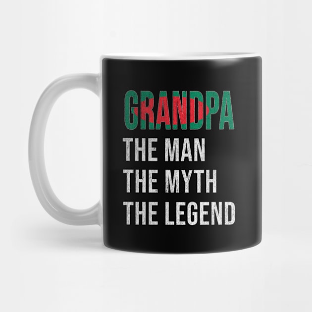 Grand Father Bengali Grandpa The Man The Myth The Legend - Gift for Bengali Dad With Roots From  Bangladesh by Country Flags